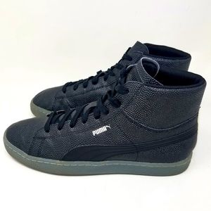 Puma Basket Classic Mid L Emboss Puma Black 363091 02 US Mens Size 10.5